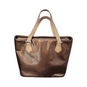 LOUIS VUITTON AUTHENTIC Vernis Patent Leather Houston Handbag Purse